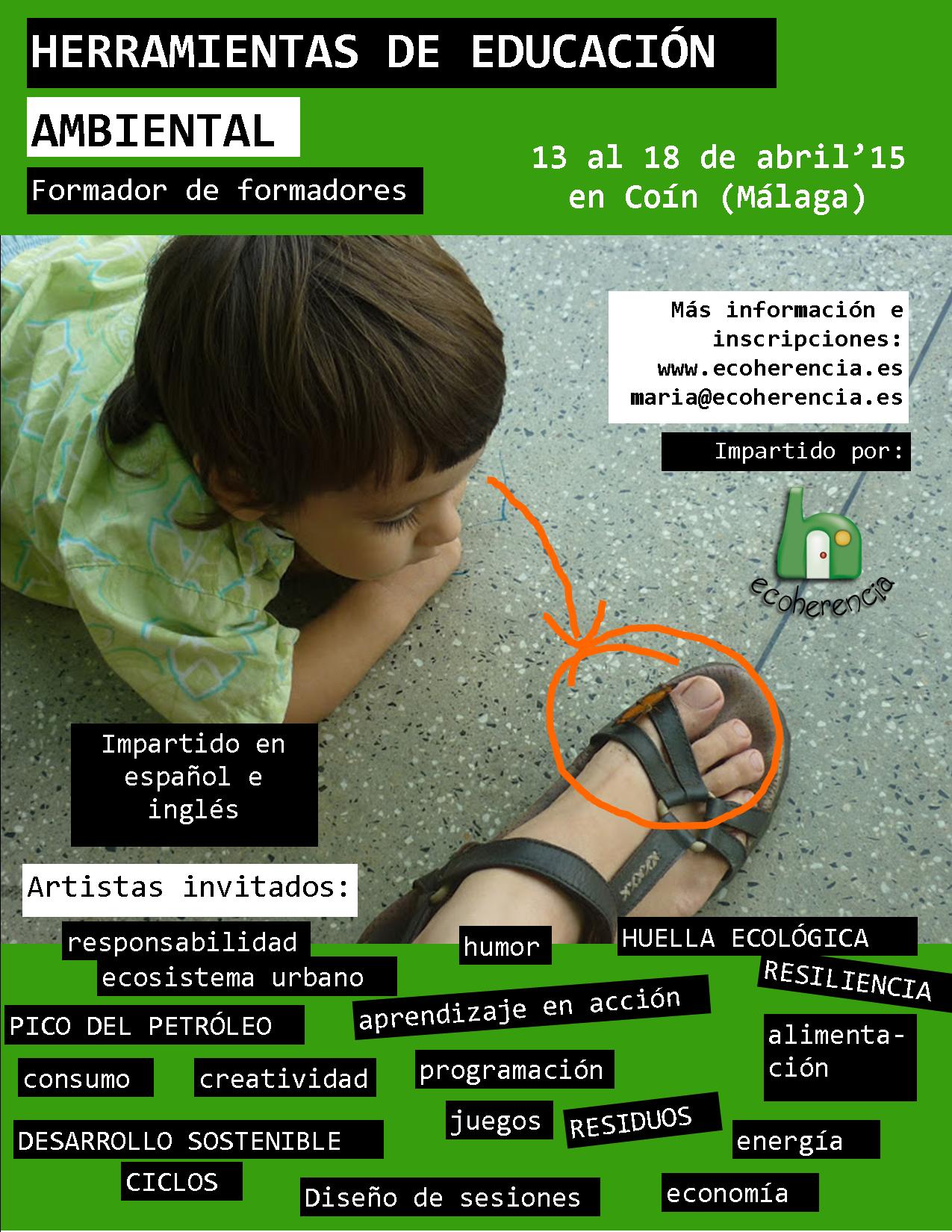 Herramientas de Educación Ambiental (Formador de Formadores – Ecoherencia – Coín (Málaga)